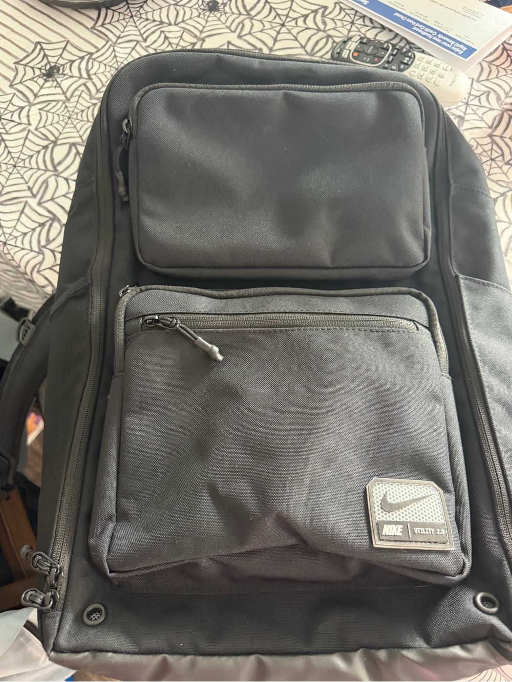 Nike Black Men's Backpack with Front Utility Pockets
